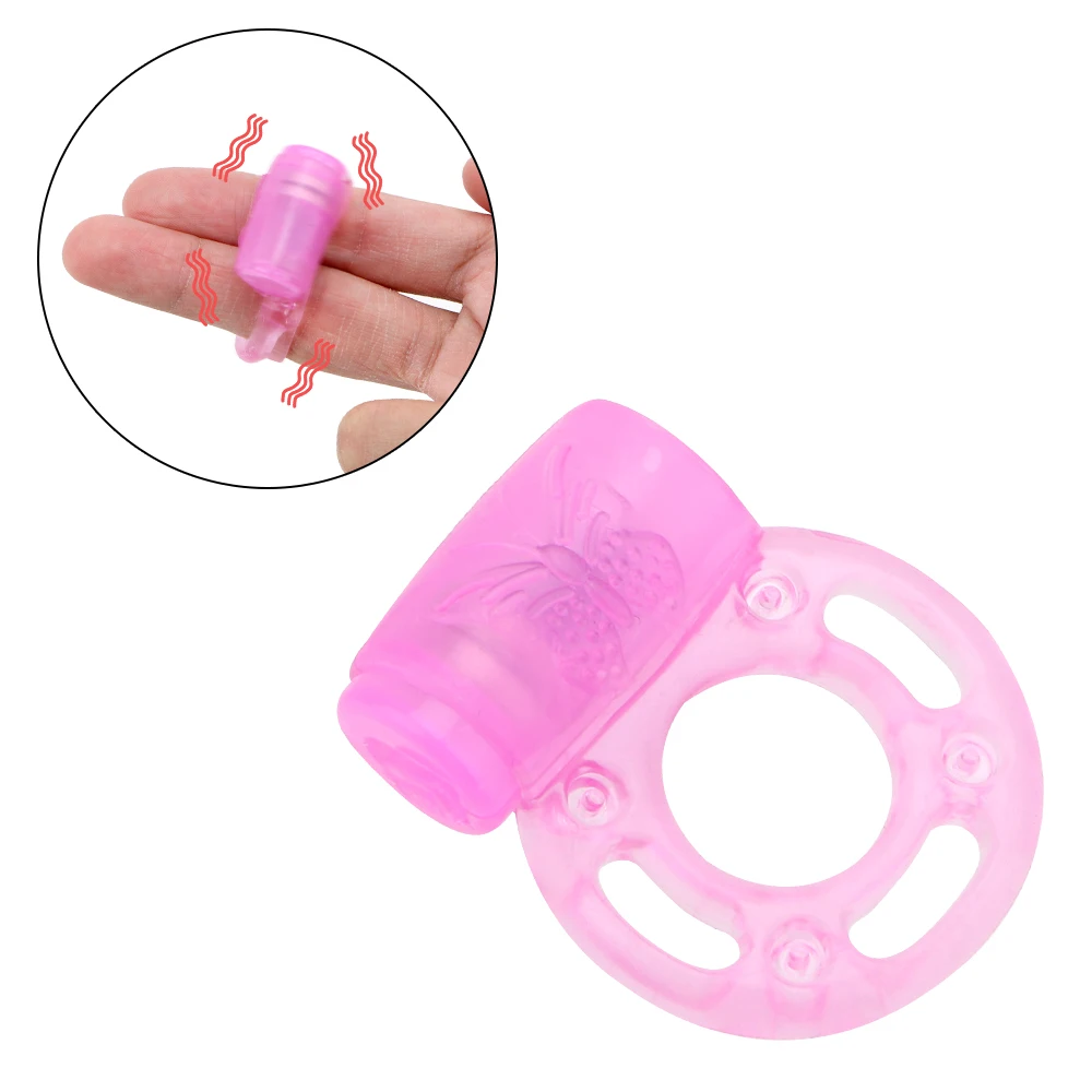 

Vibrating Cock Ring Delay Ejaculation Penis Ring Silicone Clit Stimulator Masturbator Sex Toys for Men Couple Vibrator