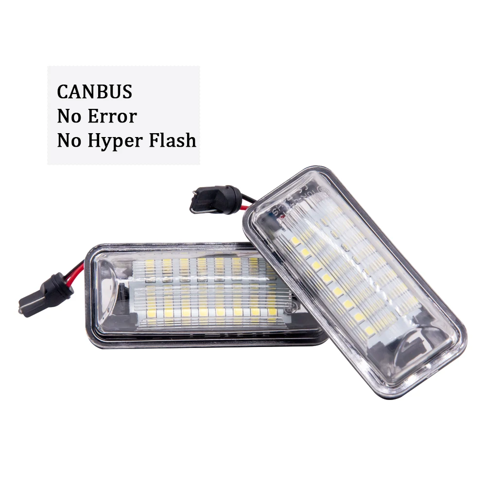 2 шт. СВЕТОДИОДНЫЕ Лампы Canbus для номерного знака без ошибок Subaru Forester Impreza Legacy BRZ WRX XV