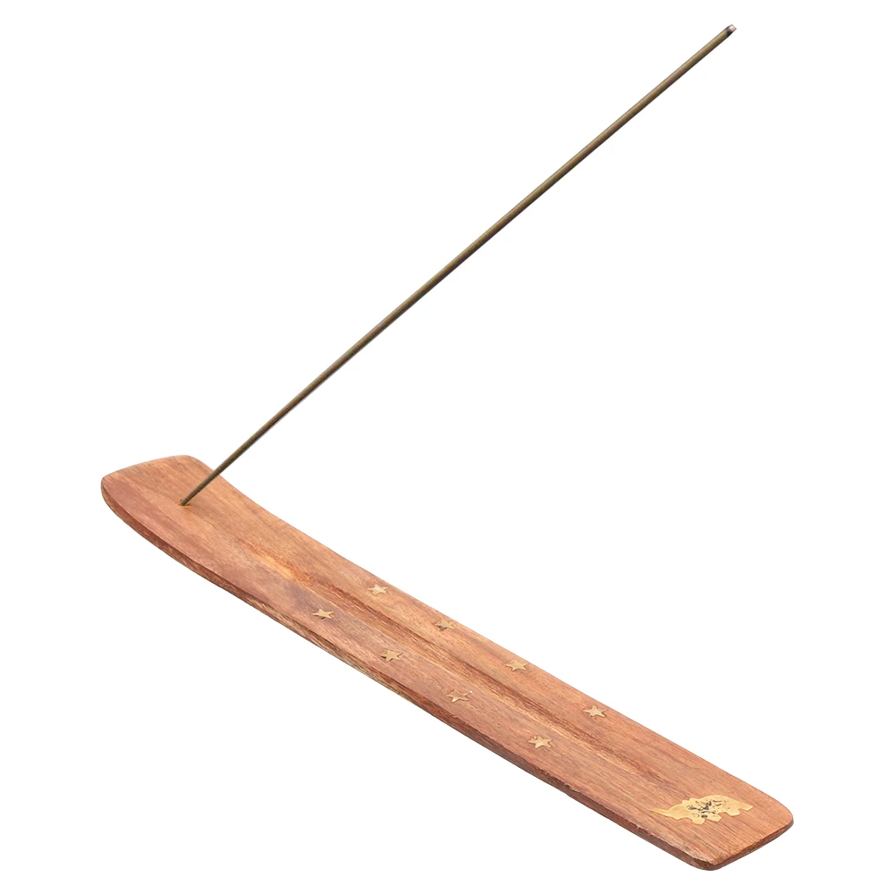 1 шт. ретро натуральный деревянный резной цветок ладан курильница Joss-stick вставленный держатель пепельница ароматерапия домашний декор ремесла