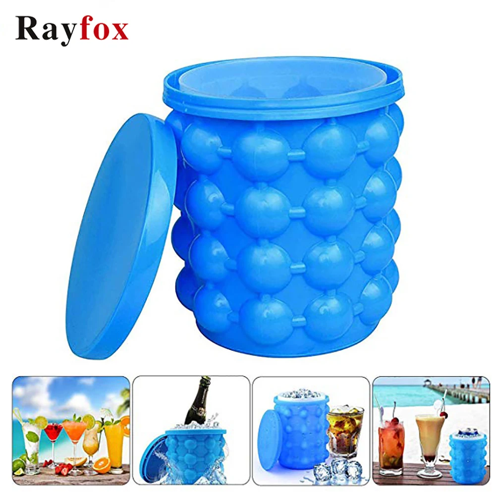 Силиконовое барное ведро для льда охлаждение вина холодный кубик охладитель