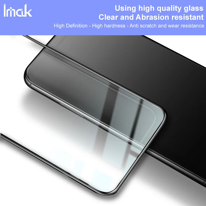 

IMAK Phone Screen Protector for Moto Edge S Tempered Glass HD Anti-explosion Full Coverage Glass