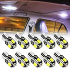 Светодиодная лампочка для салона автомобиля Canbus T10 для bmw e90 e46 e60 f10 f30 e39 e36 f20 x5 e70 e53 e92 m3 e91 e30 e87 x1, 10 шт.
