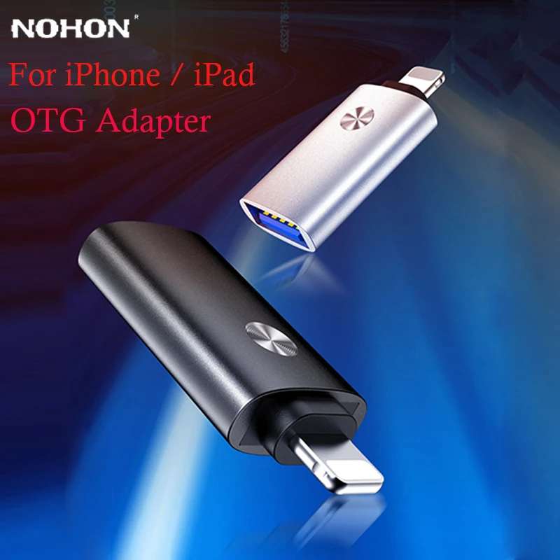 Адаптер OTG USB для камеры lightning кабель наушники конвертер MIDI клавиатура iphone 7 8 6 6s Plus