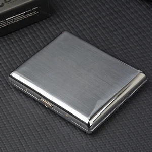 Мужской медный чехол для сигарет, металлический держатель для табака, 20 сигарет длиной 100 мм, аксессуары для курения