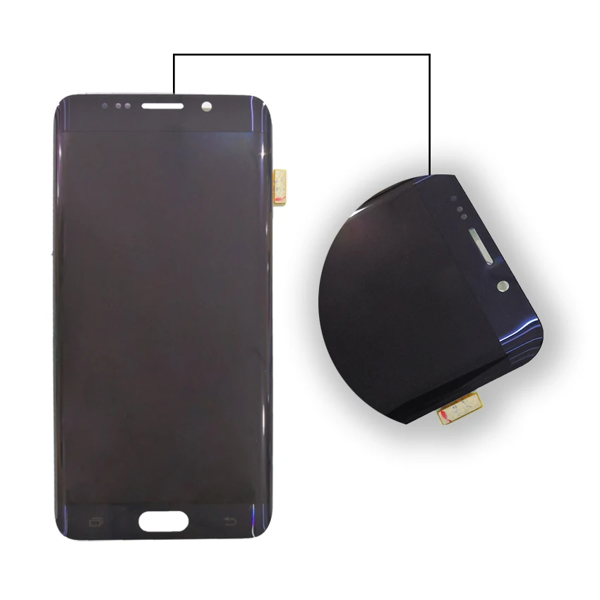 AMOLED Display For SAMSUNG Galaxy S6 edge Plus LCD G928 G928F Touch Screen Digitizer Phone Parts Original OLED | Мобильные телефоны