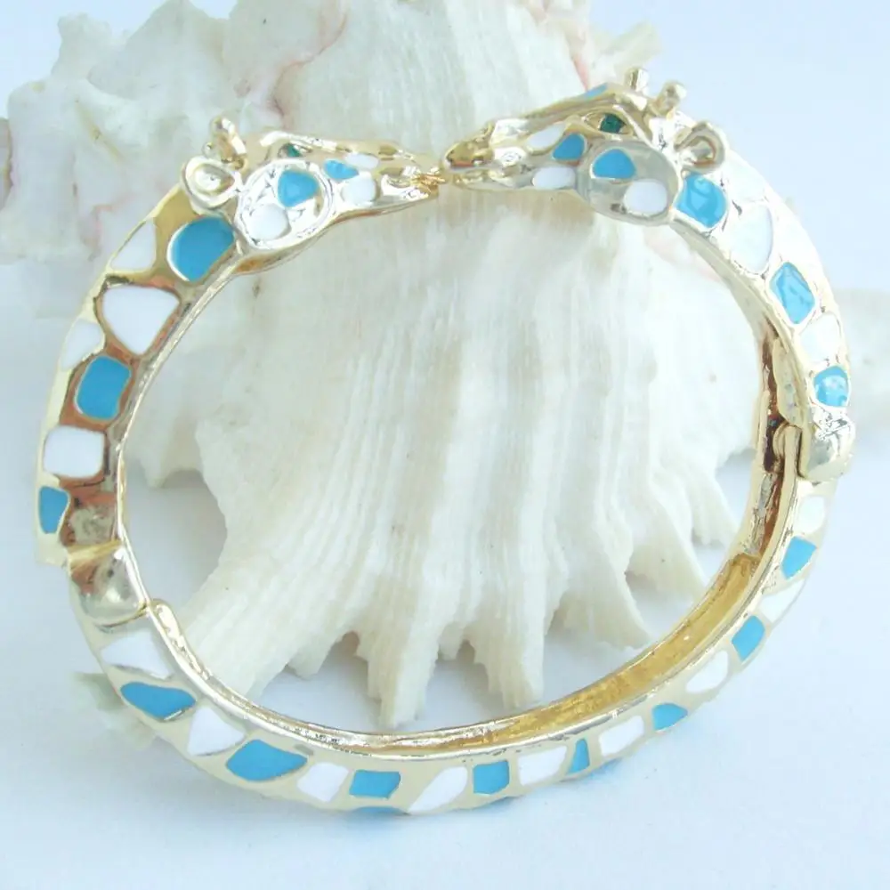 Уникальный Олень браслет с жирафом манжеты прозрачные кристаллы из горного