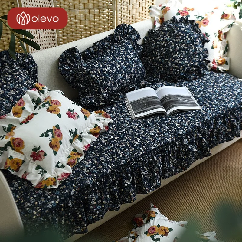 

Sofa cushion sofa towel full bag sofa cloth leather sofa cushion cotton four seasons pastoral simple universal cover cloth