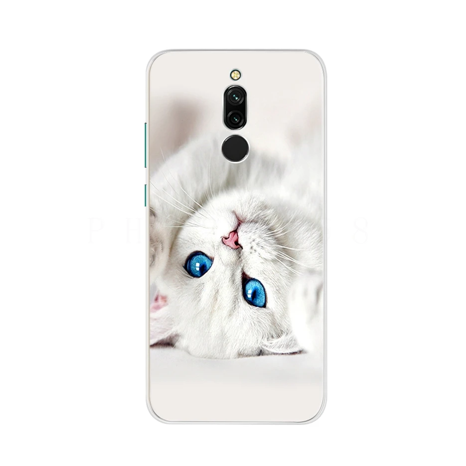 phone cases for xiaomi Ốp Lưng Dẻo Silicone Xiaomi Redmi 8 6.22 ''Mềm Mỏng Fundas Dễ Thương Sơn Ốp Lưng Cho Xiaomi Redmi 8 ốp Điện Thoại Redmi8 Túi xiaomi leather case card