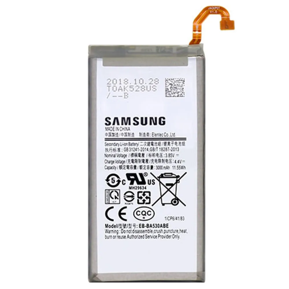 Оригинальная батарея samsung EB-BA530ABE для samsung Galaxy A8 A530 A530F SM-A530F 3000 мА/ч, замена телефонная батарея Akku