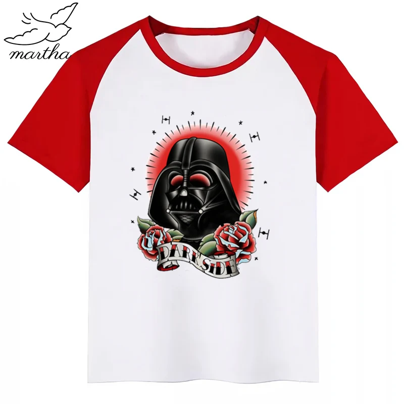 Детская футболка с милым принтом Звездные войны Дарт Вейдер Забавная детская