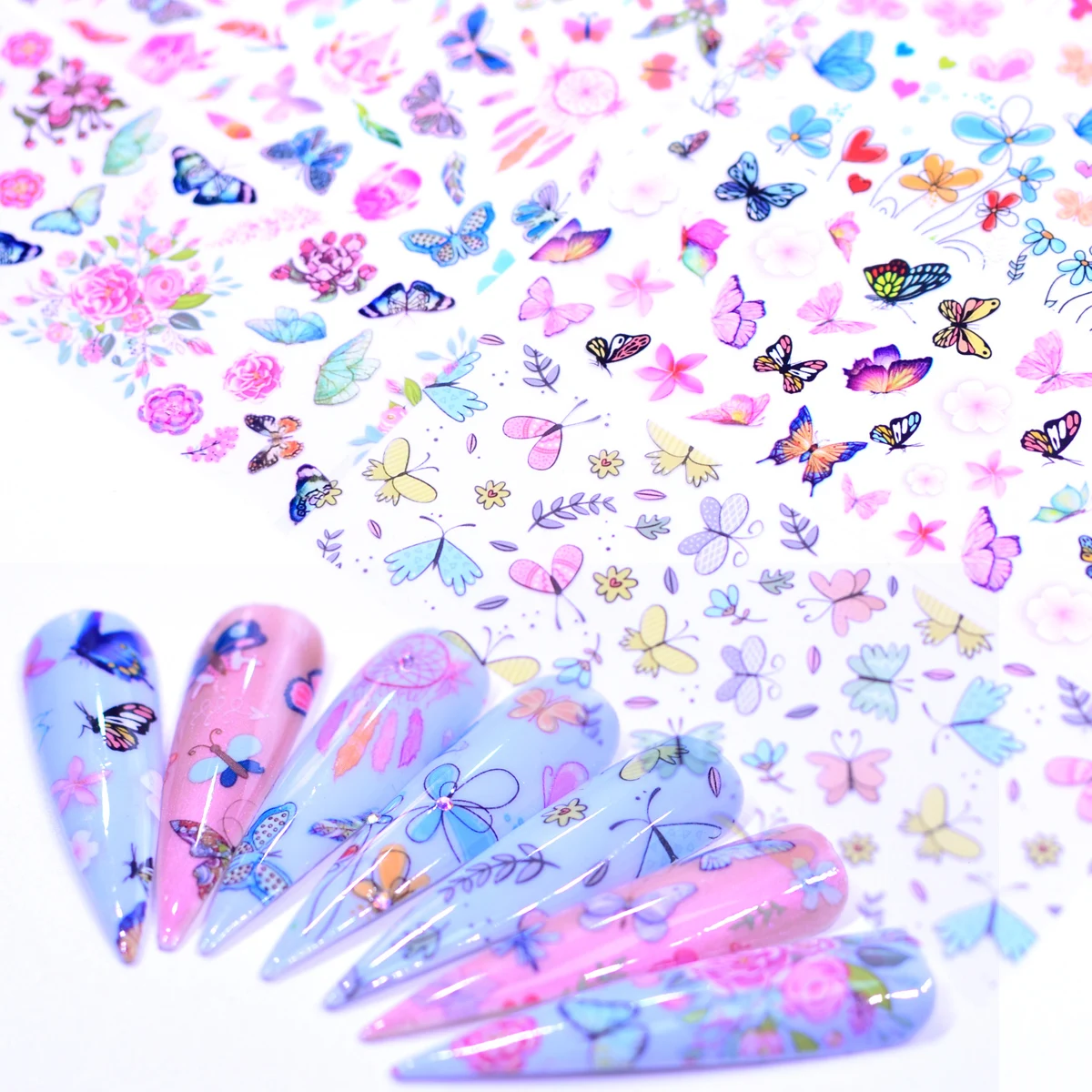 Хэллоуин/Рождество/тыквы/подарки металлическая фольга для ногтей слайд клей