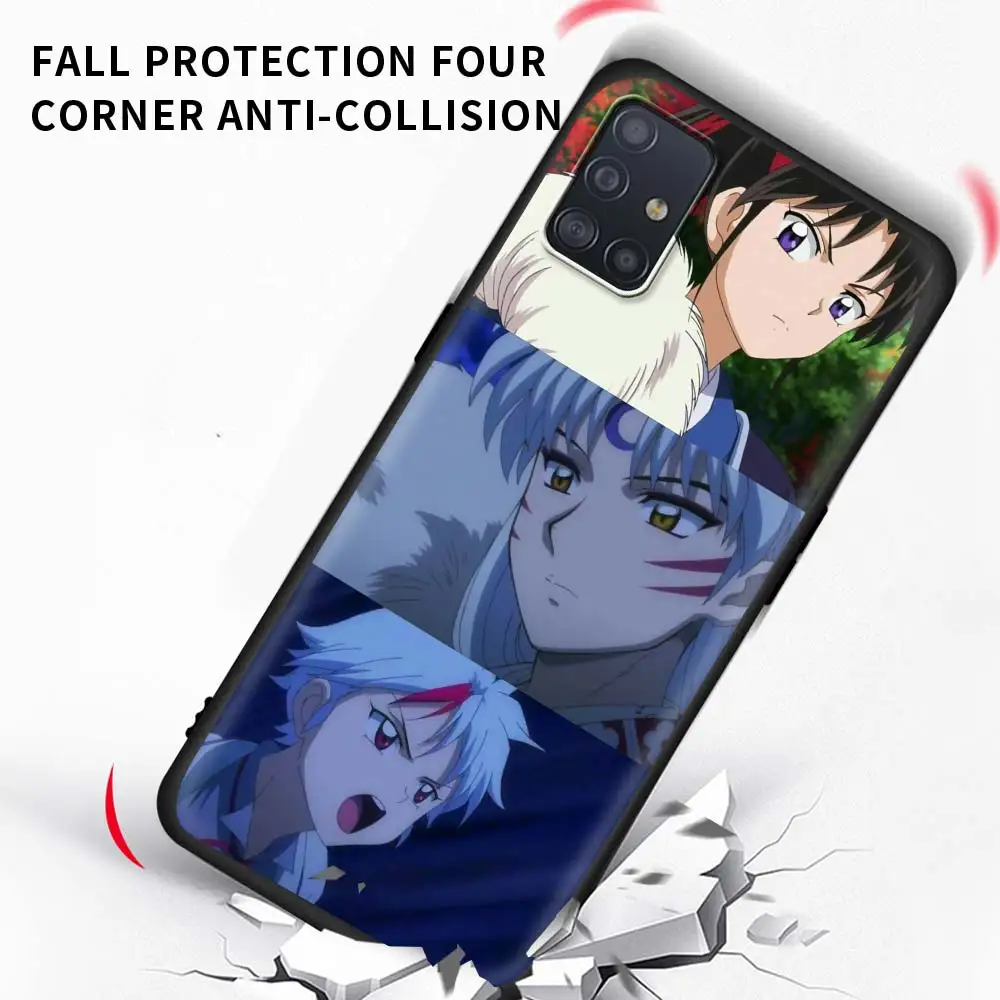 

Inuyasha Anime Phone Case For Samsung Galaxy A51 A71 A21S M31 M31s M30s A31 A41 A11 A01 M51 Soft Matte Coque Back Cover