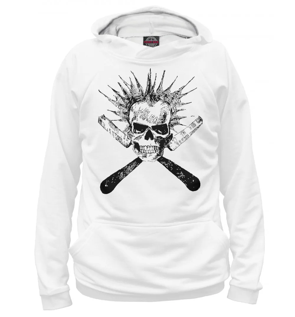 Мужское худи Todd skull|Мужские толстовки и свитшоты| |