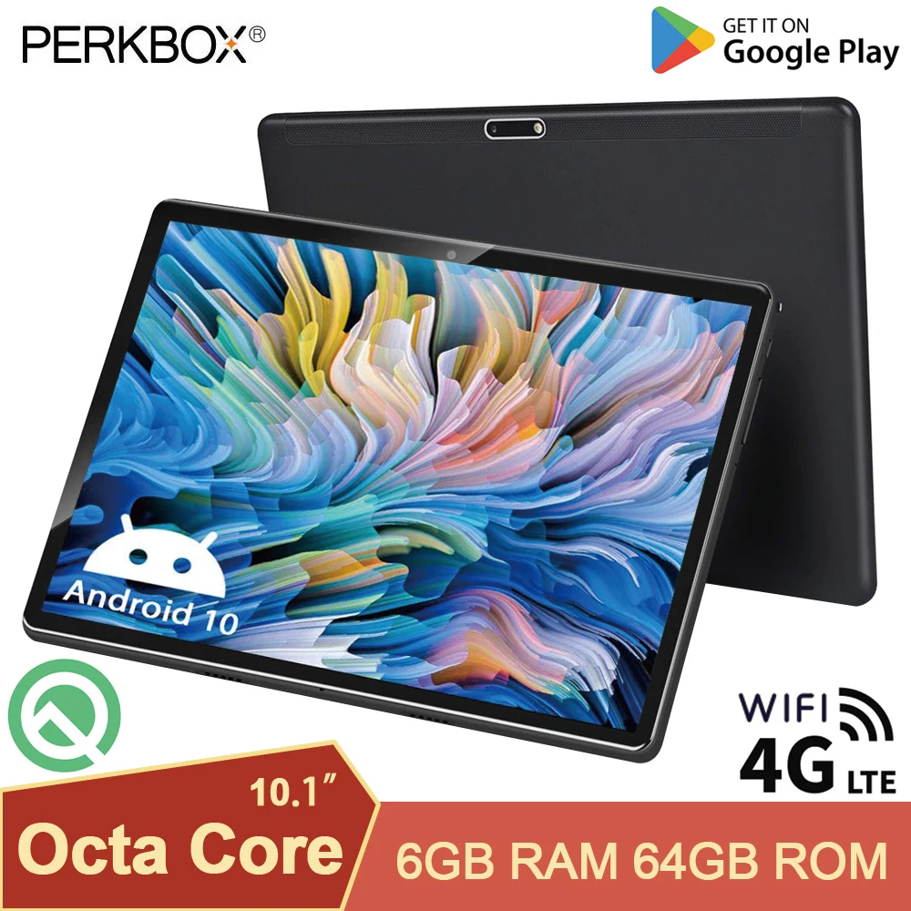 Perkbox 10 дюймовый планшетный ПК с системой андроида и 0 OS Восьмиядерный Процессор 6