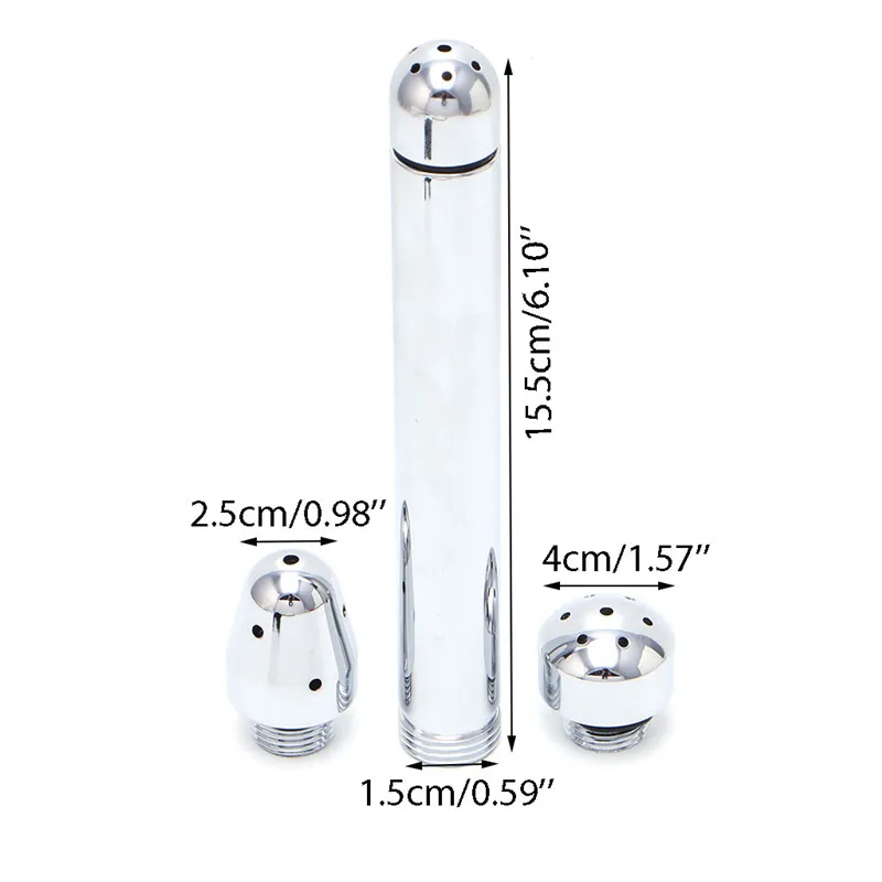 Насадка для мытья серебра клизма водная насадка гибкая 3 стиля Анальный Душ