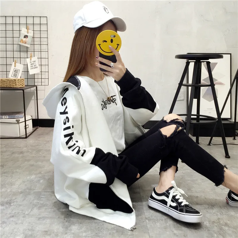 Женская куртка с капюшоном yvlvol пальто размера плюс на весну и осень 2019|Женские