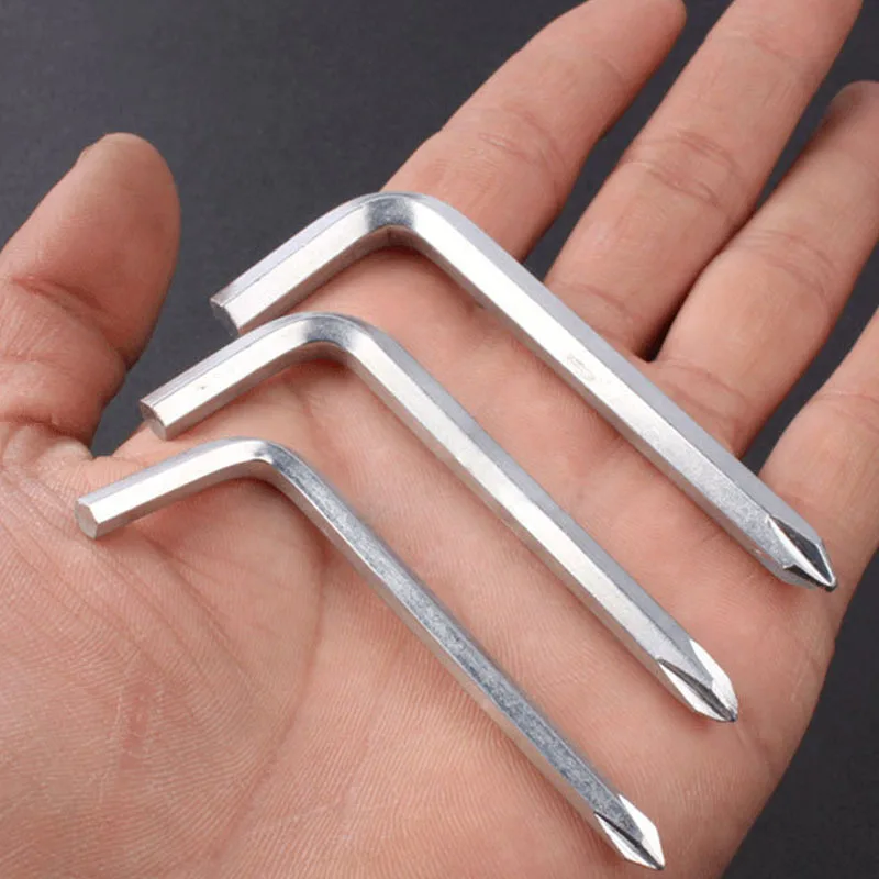 Шестигранный ключ L-типа 4/5/6 мм двухцелевая отвертка Torx и шестигранный прочные