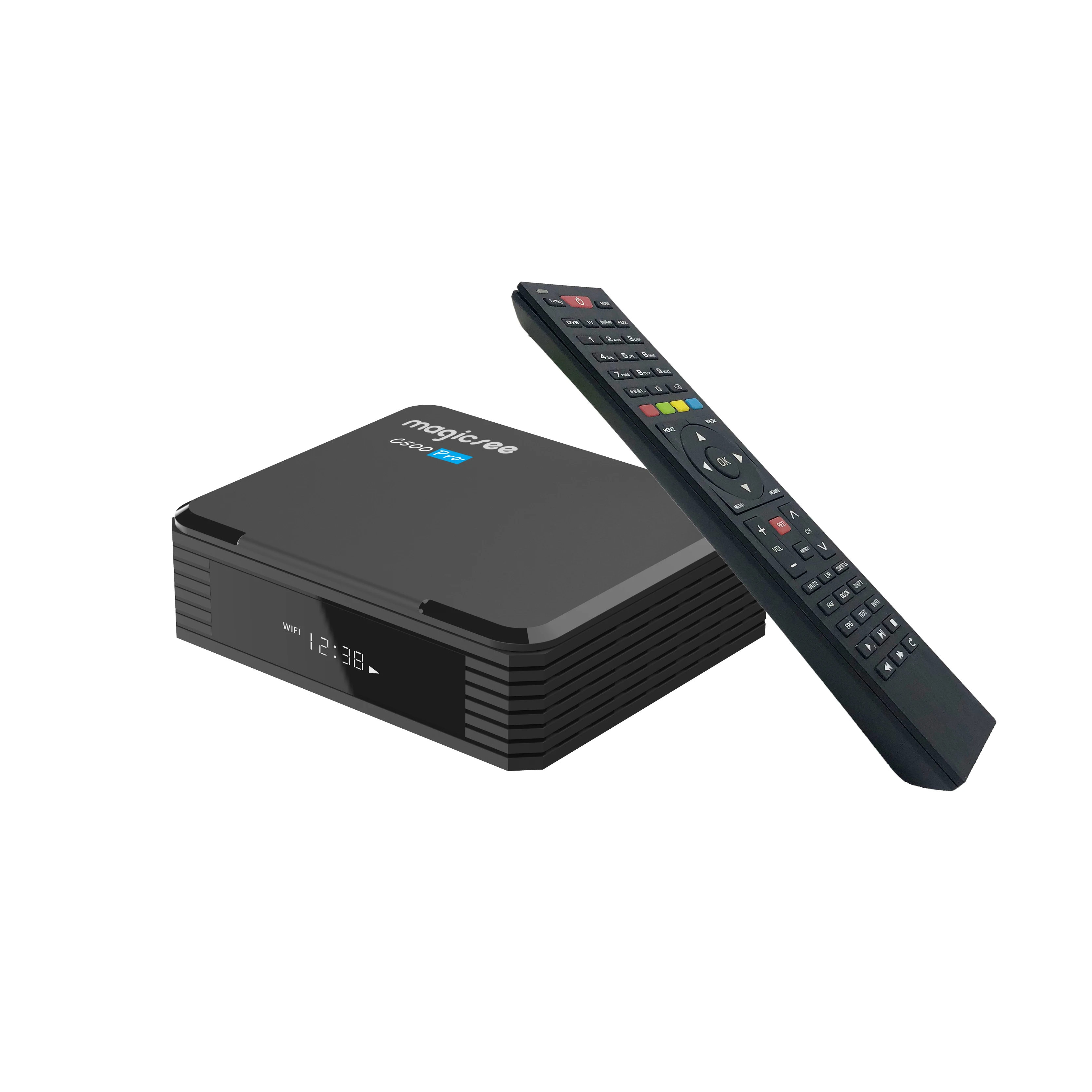

C500 pro s905x3 android tv box Цифровой спутниковый ресивер DVB-S2X/S2 DVB T2 ATSC 4G 32G спутниковый ТВ-ресивер
