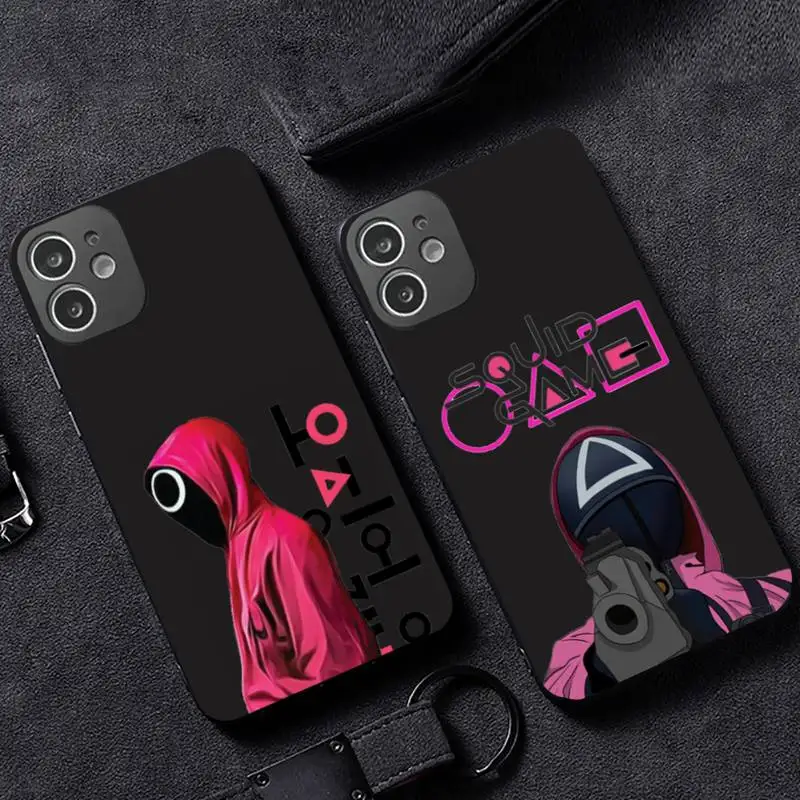 

Squid Game Korean TV Phone Case for iPhone 13 12 11 mini pro XS MAX XR 8 7 6 6S Plus X 5S SE 2020
