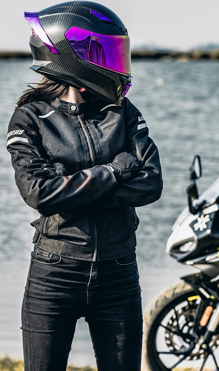 Женская мотоциклетная куртка летняя для верховой езды защитный костюм гоночная