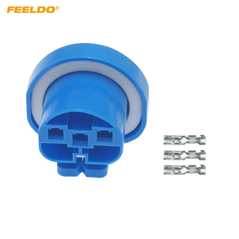 

FEELDO 1 компл. Авто Автомобиль Мотоцикл 9004-21/HB1/9007/HB5 HID Светодиодная лампа DIY Быстрый адаптер соединительные клеммы штекер # CA6153
