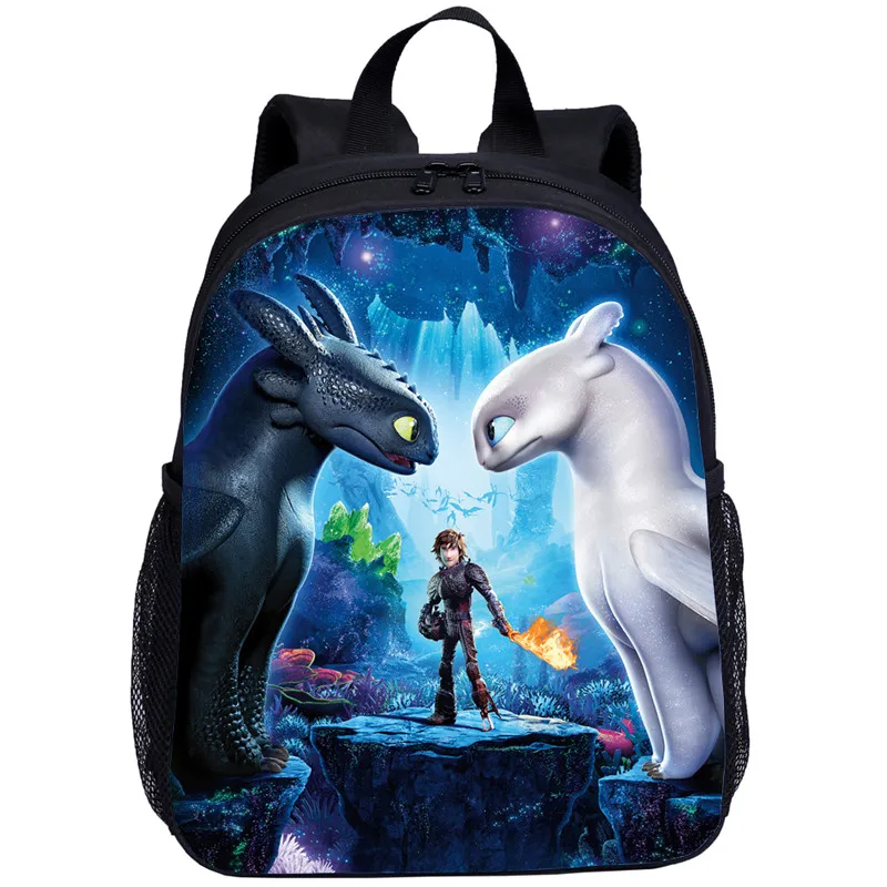 Мини рюкзак для мальчиков и девочек школьный ранец с 3D принтом Как приручить