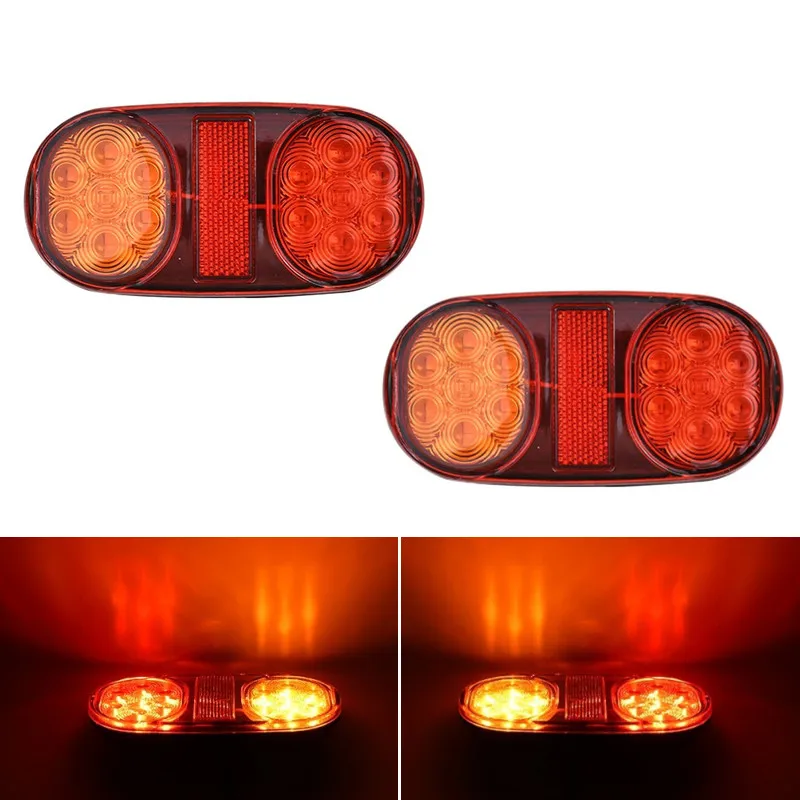 2 шт. 12 В задний фонарь для лодочного прицепа светодиодный вилочного погрузчика 24