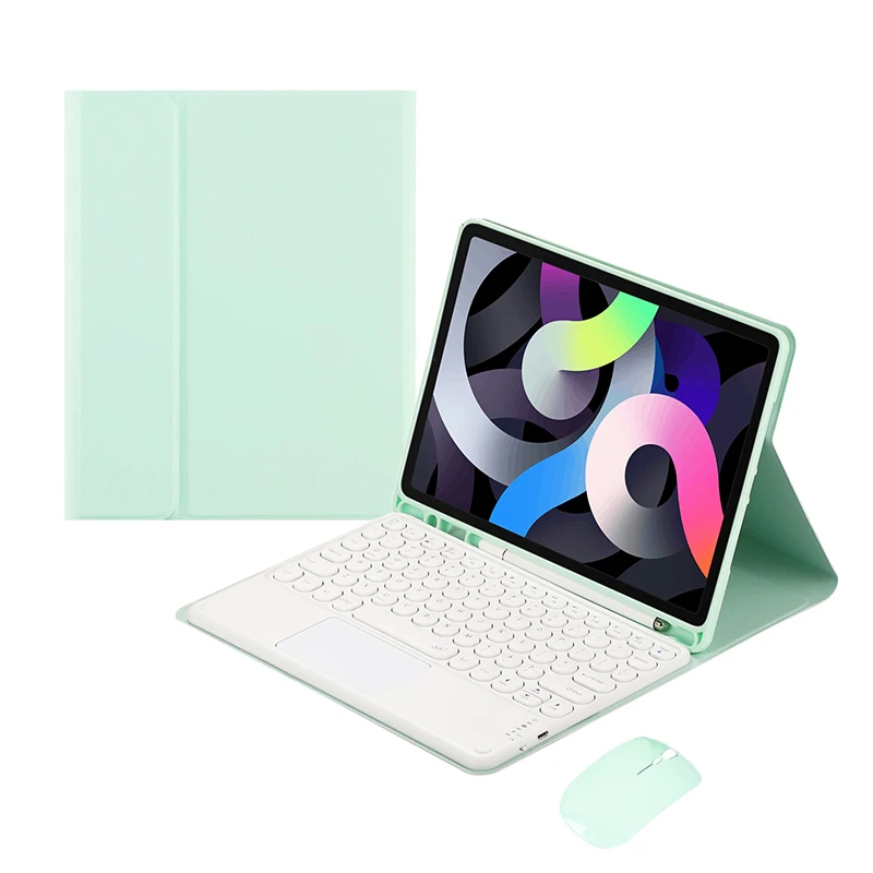 

Bluetooth Magnetic Keyboard Case for iPad Air 3 Pro 10.5 7th 8th PU Leather Case for iPad Air 4 Pro 11 2020 Touchpad Keyboard