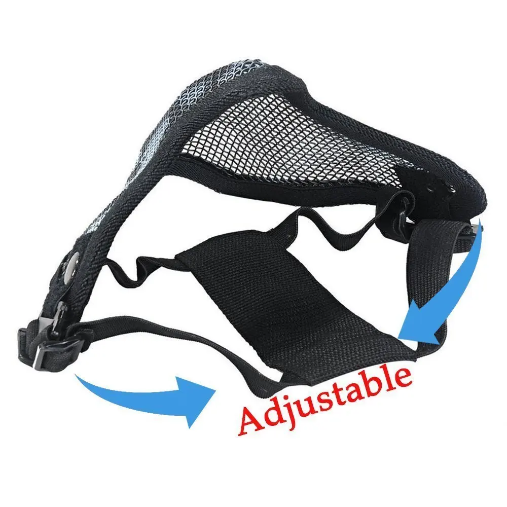 Спортивная защита вечерние ринки охоты страйкбол половина лица стальная