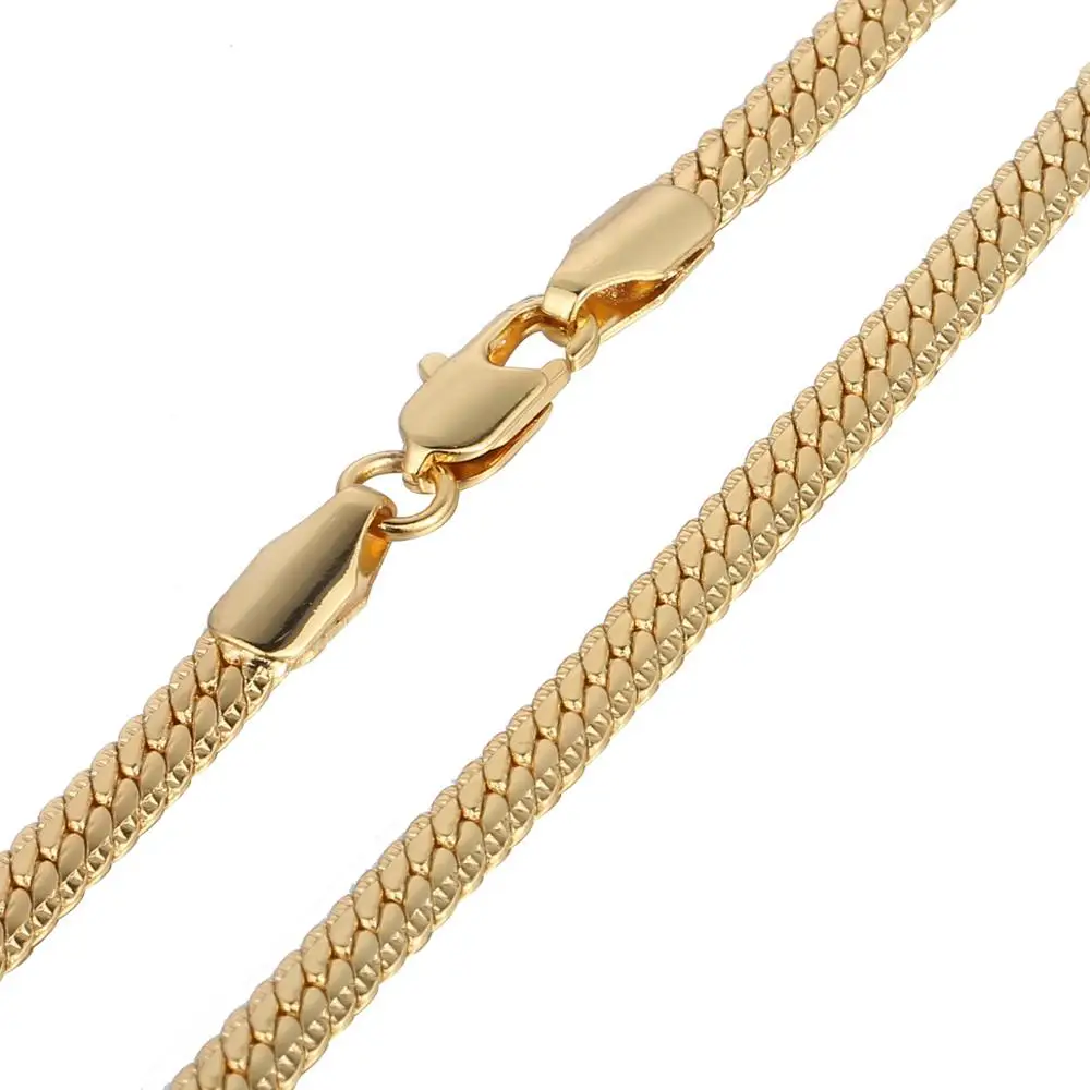 Кубинская цепь 4 мм плотное ожерелье с кубинским плетением 18 32 дюйма цвет белый