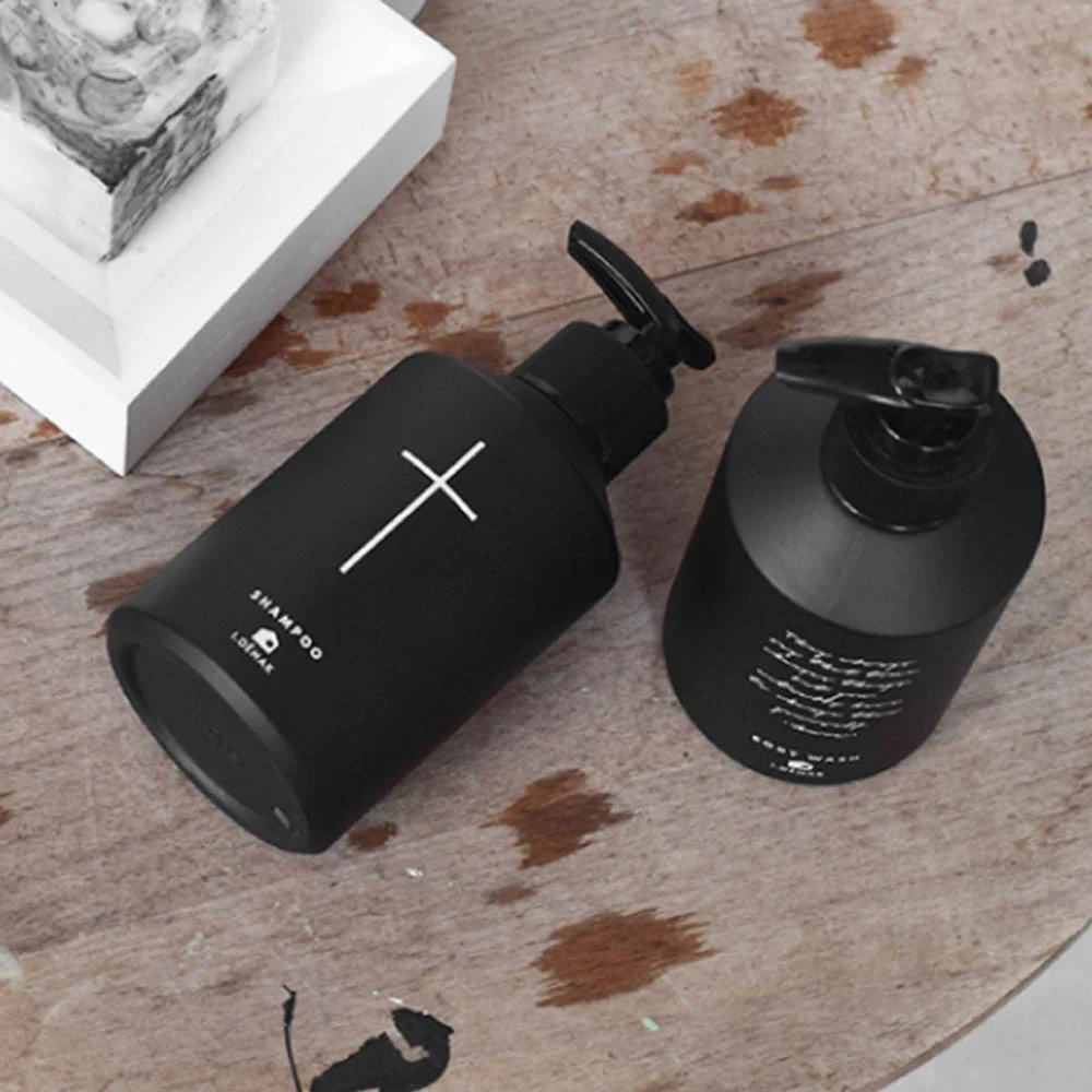 

200ml Glass Soap Dispenser Bathroom Hand Sanitizer Shower Gel Shampoo Bottles Detergent Liquid Lotion Empty Storage Sub-bottle