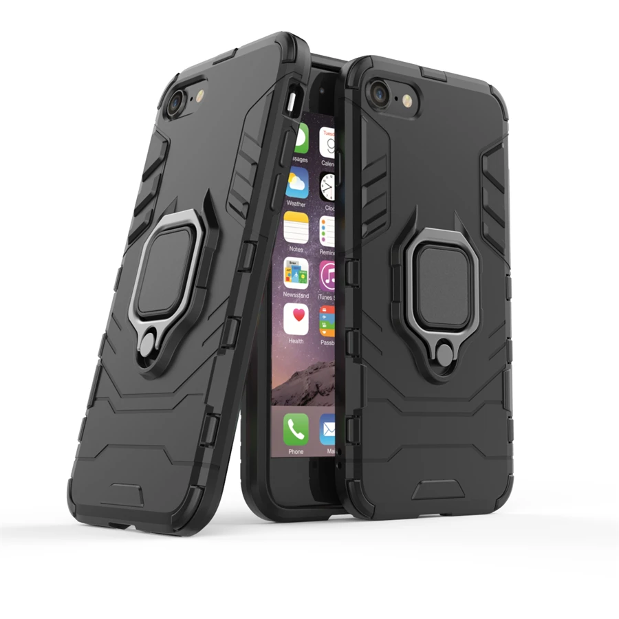 Для iPhone SE 2020 чехол Goyar Armor Магнитная присоска подставка противоударный полный