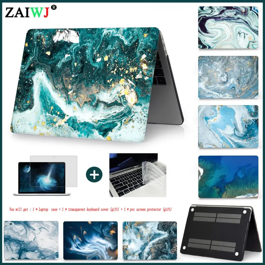 

New Laptop Case For Macbook M1 Air Pro Retina 13.3 Touch ID 11 12 13 15 16 inch A2179 A2337 A2251 A2289 A2338 printing cover