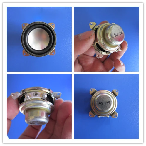 

2 шт. 1,5 "дюймов 40 мм 8Ohm 8Ω 2 Вт полный спектр s для звуковая колонка