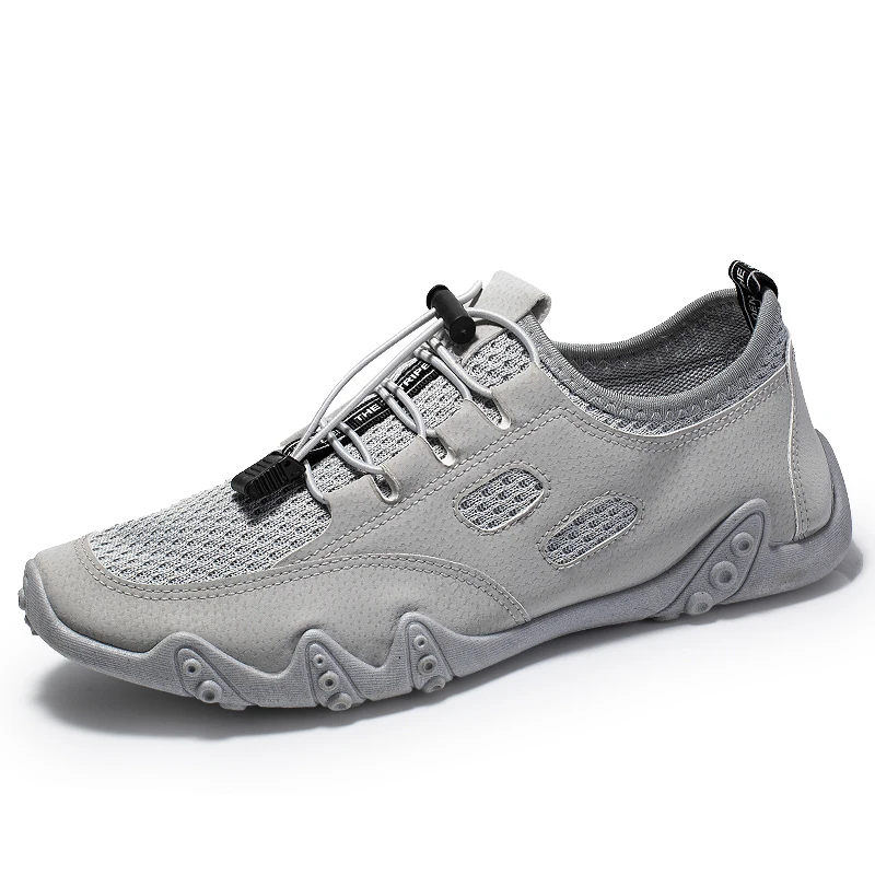 

Men Closed Toe Sandals Summer Air Mesh Walking Shoes Outdoor Antiskid Quick-Drying Hiking Shoes 2021 New Brand 39-44 Euro