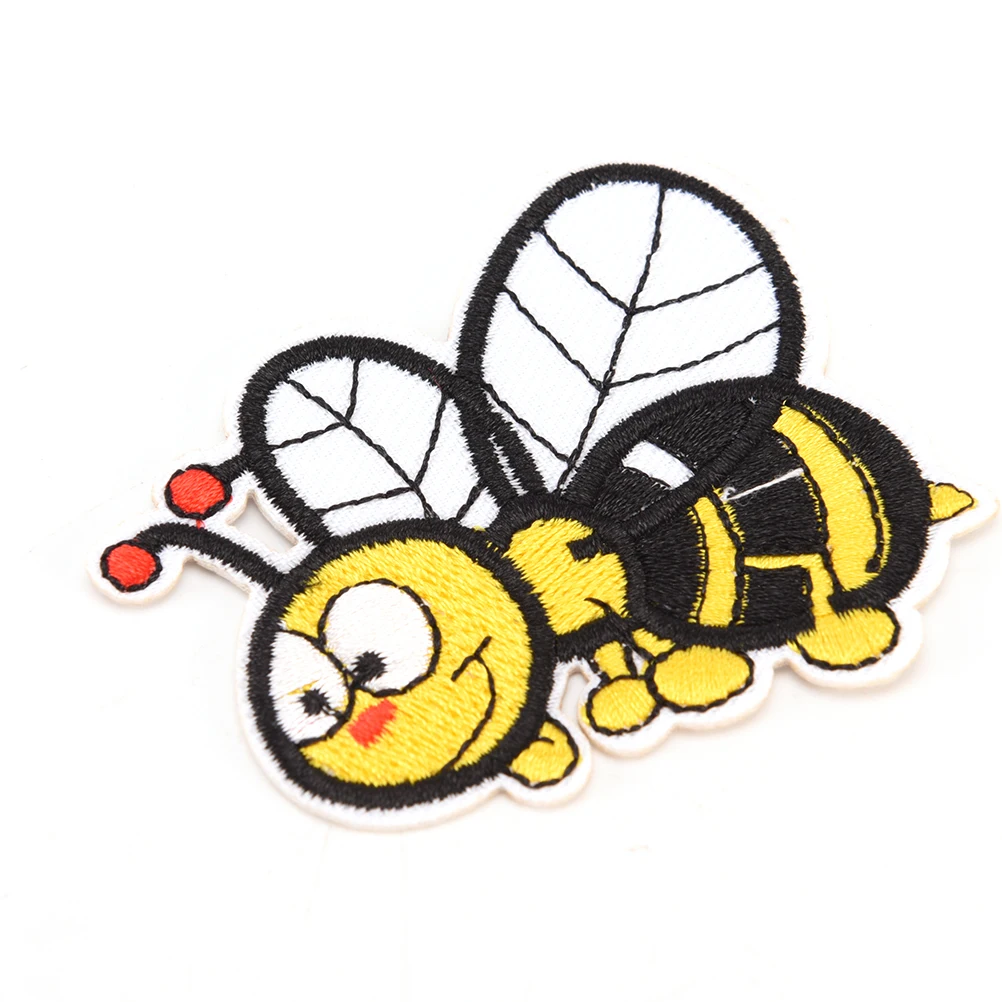 1 шт. вышитый пчелиный патч для одежды Железный на шитье животное аппликация
