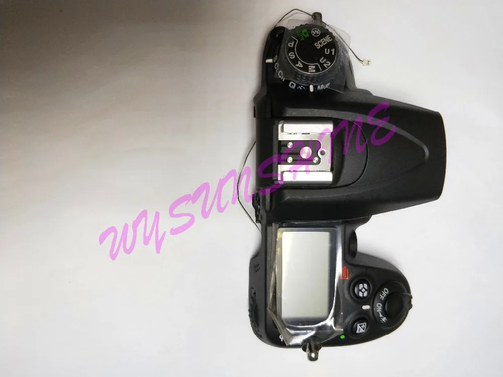 Оригинальная верхняя крышка D7000 со вспышкой ЖК-панель Flex для камеры Nikon запасная