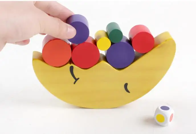 Разноцветные строительные блоки Монтессори сенсорные обучающие материалы для