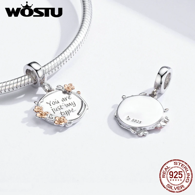 Подвеска для браслета в виде Розы|Ювелирные шармы| |