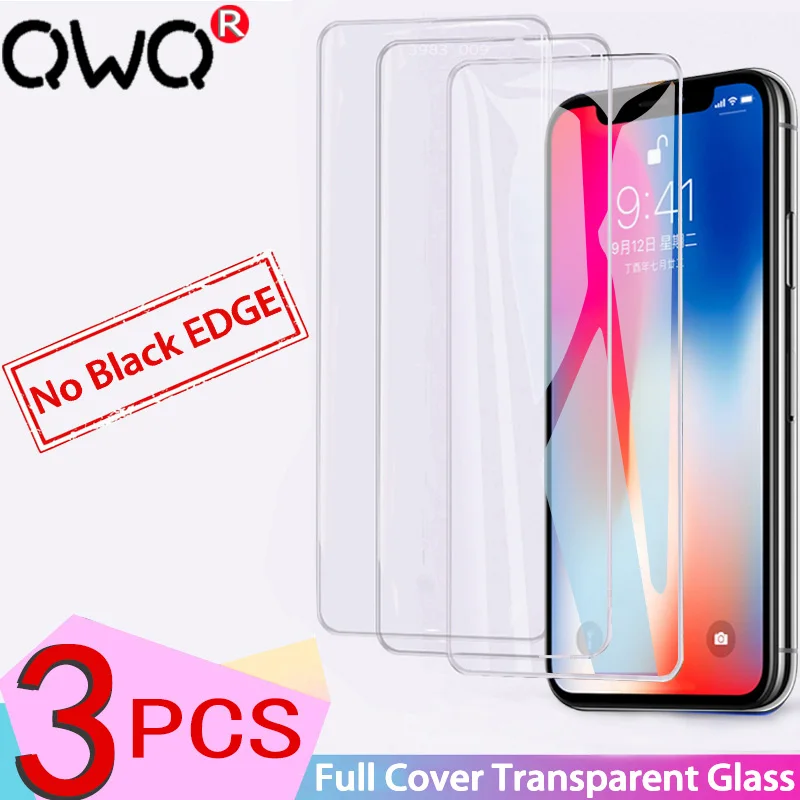 1-3 шт закаленное стекло для iPhone айфон 11 Pro Max 7 8 6 6S Plus полное покрытие Защитная стеклянная пленка для экрана для iPhone XR X XS Max SE 5S 5 защитное стекло стакан защитная пленка