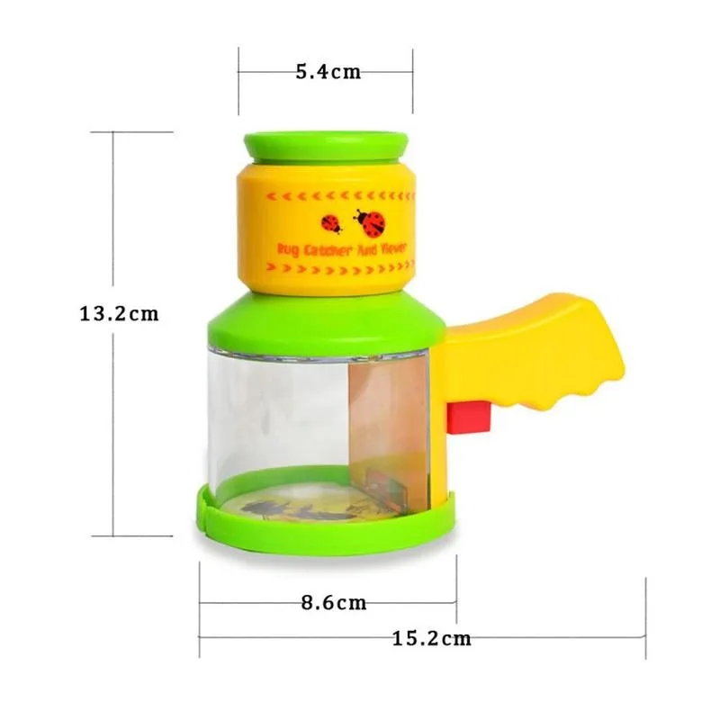 

Insect Viewer Magnify Microscope Catcher Kids Educational Toy Adjustable Small Bug Viewer Explore School Teaching Tool