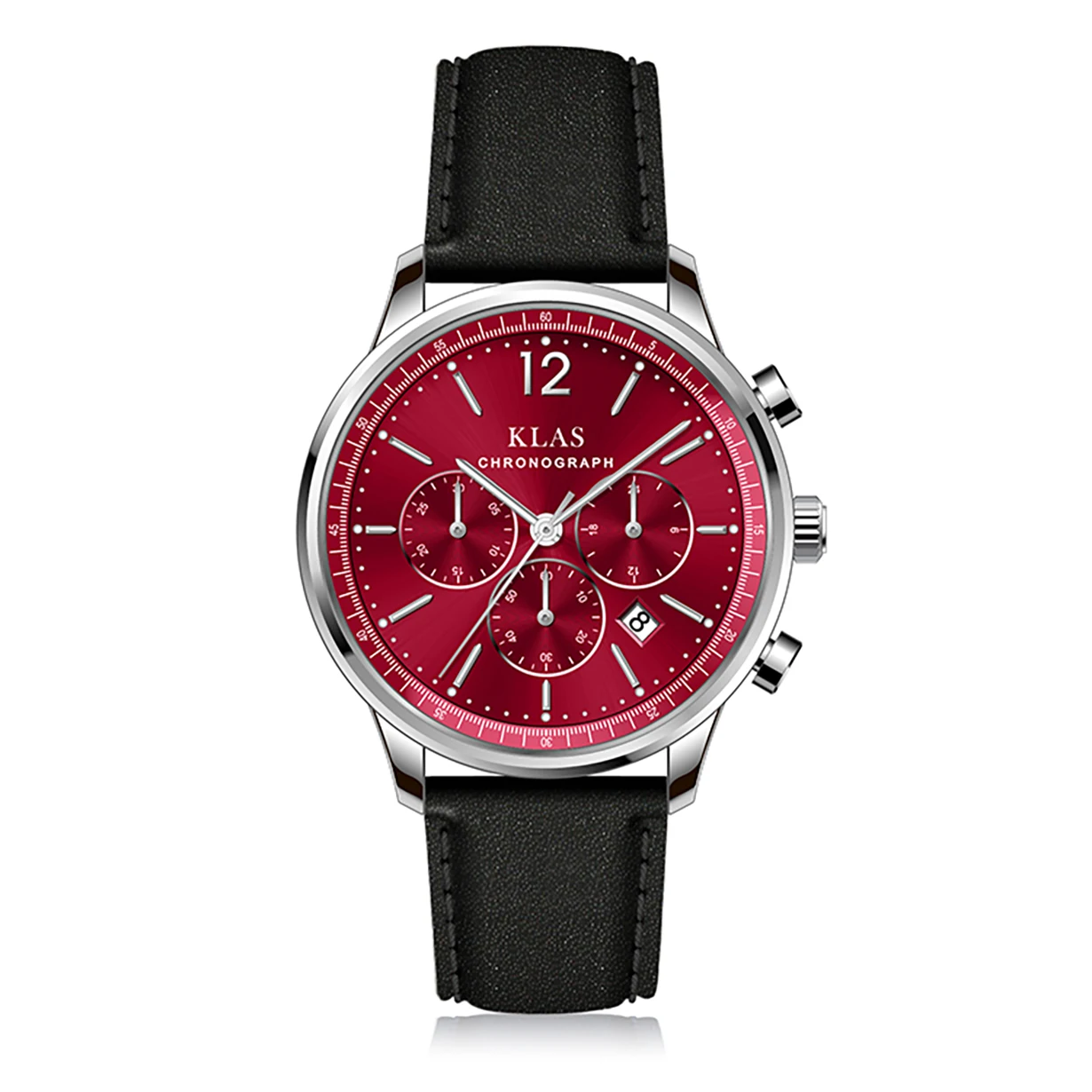 

Watches moisture-proof leather Luxury for men KLAS zegarki męskie