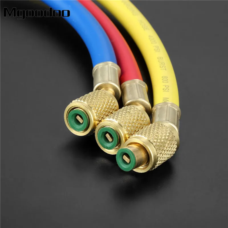 3 шт. запорный клапан 1 5 m R410A для быстрой зарядки переменного тока HVAC 1/4 '' SAE