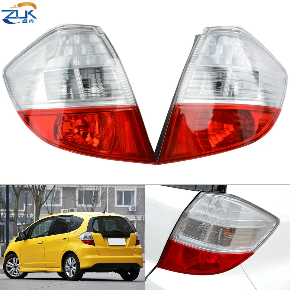 ZUK пара хвост светильник Taillamp для HONDA FIT JAZZ 2009 2010 2011 GE6 GE8 задний стоп сигнал и
