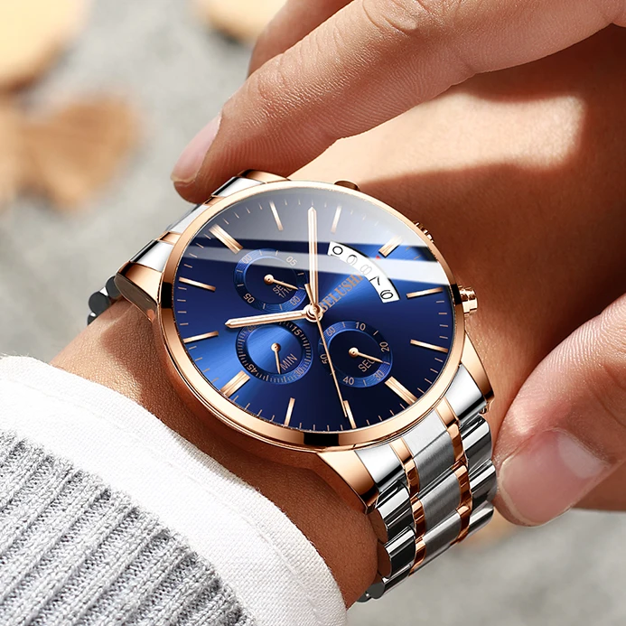 Diver Мужские часы люксовый бренд BELUSHI High end мужские деловые s водонепроницаемые