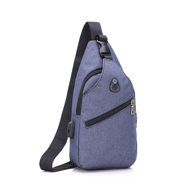 

Sling Backpack Women Men Small Chest Bag Daypack Casual Shoulder Crossbody Bag Unisex Cycling Sports USB Cross-bags