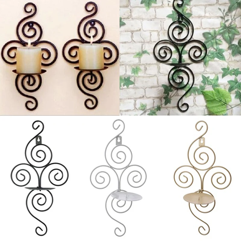 Железный настенный Подвесной Настенный декор ручной работы бра подсвечник
