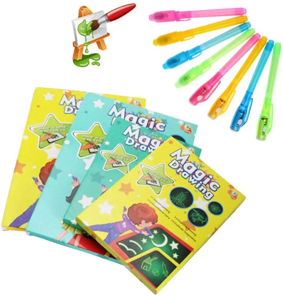 СВЕТОДИОДНЫЙ световой доска для рисования Magic рисовать с светильник веселые