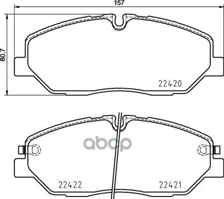 Колодки Тормозные Дисковые Передн. Hyundai H350 Box 04/15- / Bus H35 Brembo арт. P30090 | Автомобили и