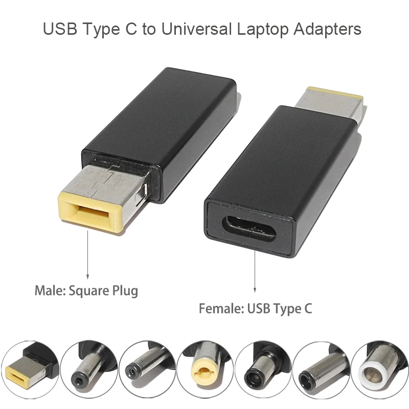 Тип USB C преобразователь ноутбук Мощность разъем адаптера Female до 4 5*3 0 7 4*5 9*5 5 0*1 35 m